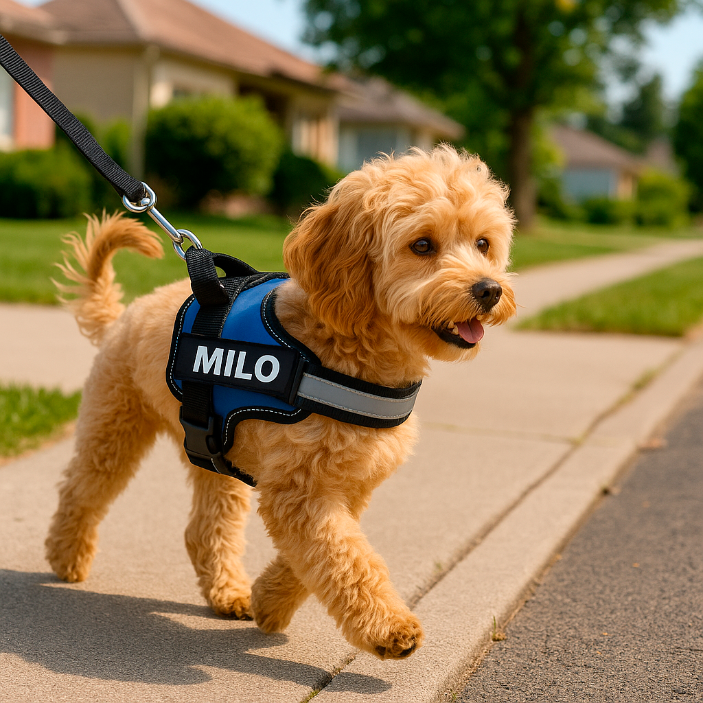 SafeWalk Harness: No-Pull Control & Confort