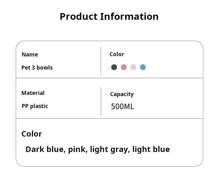 Comedero y Bebedero 3 en 1 para Mascotas