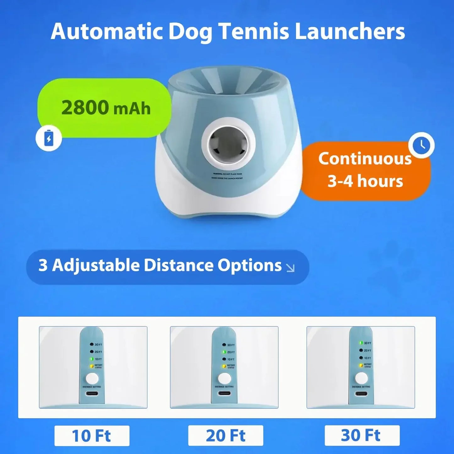 Lanzapelotas Automático para Perros