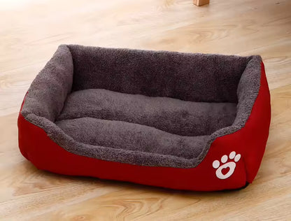 Cama de Felpa Grande para Perros y Gatos