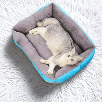 Cama de Felpa Grande para Perros y Gatos