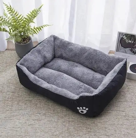 Cama de Felpa Grande para Perros y Gatos