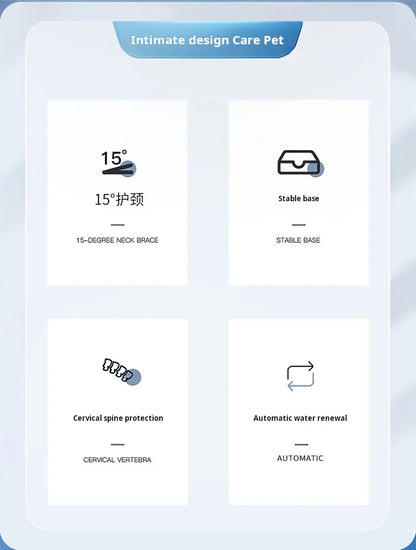 Comedero y Bebedero 3 en 1 para Mascotas