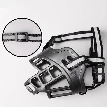 Bozal Reflectante Antimordeduras para Perros