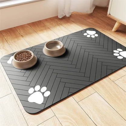 AbsorbEase Pet Feeding Mat – No More Messy Meals!