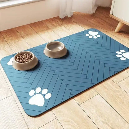 AbsorbEase Pet Feeding Mat – No More Messy Meals!
