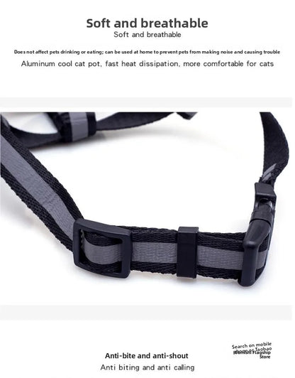 Bozal Reflectante Antimordeduras para Perros