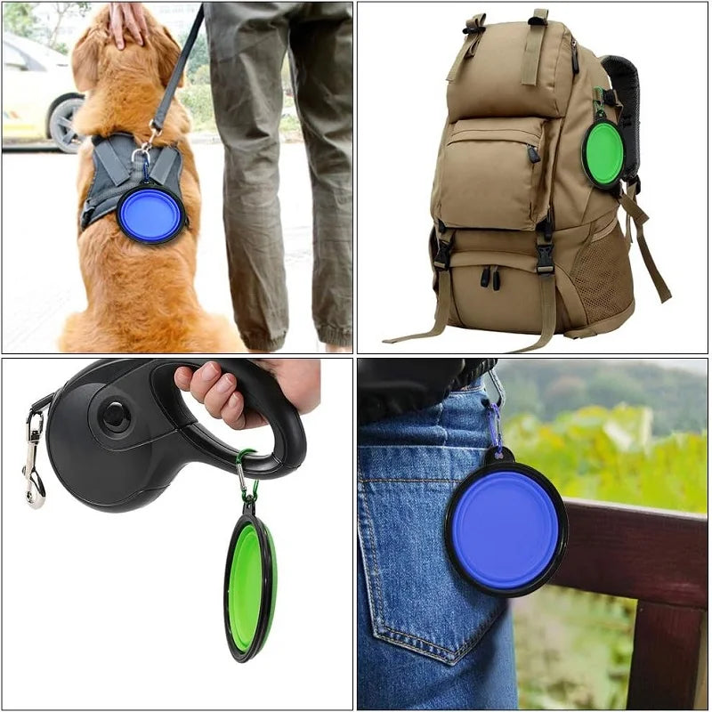 Comedero Portátil Plegable para Perros