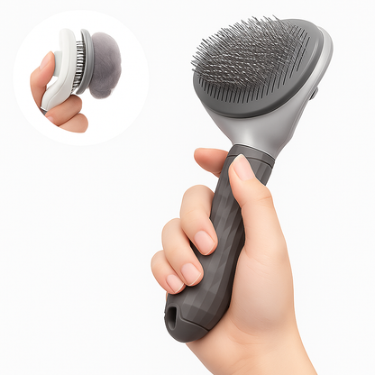 GroomEase Self-Cleaning Brush