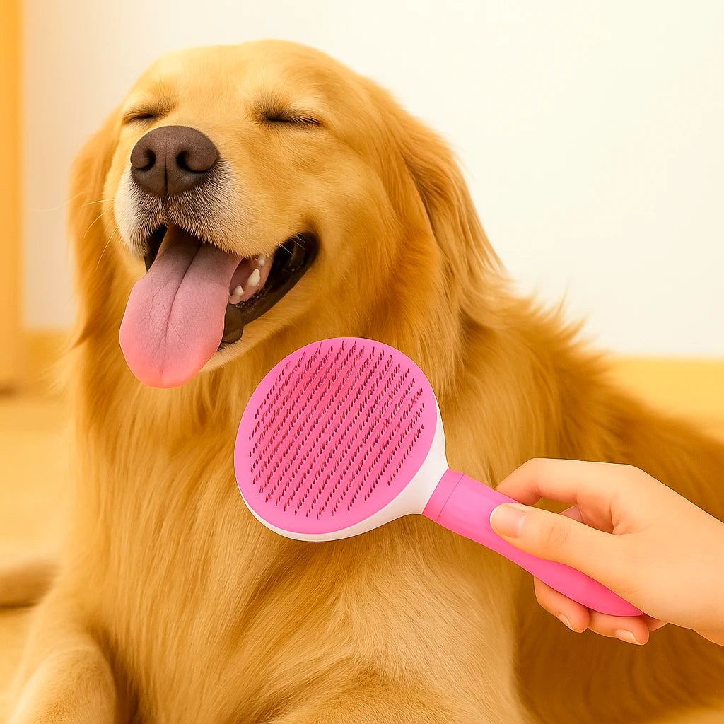 GroomEase Self-Cleaning Brush