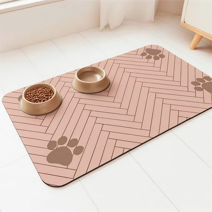 AbsorbEase Pet Feeding Mat – No More Messy Meals!