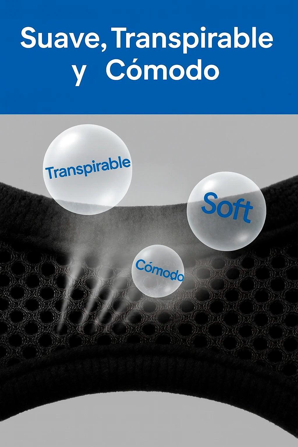 Arnés y Correa Antitirones Transpirable para Perros